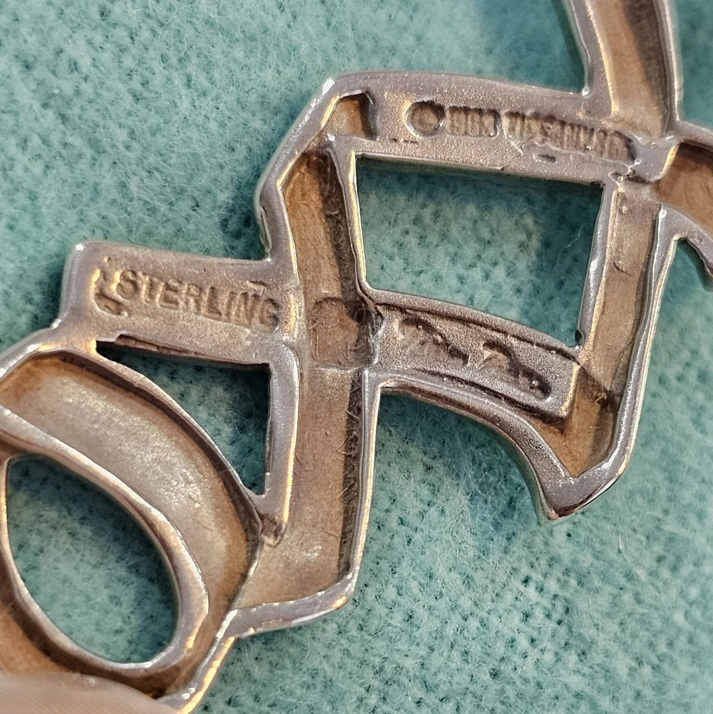 💋Tiffany & Co. XXXOOO Kisses & Hugs Paloma Picasso 925 Sterling Key Ring 🫂